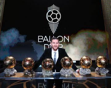 Messi obtuvo su sexto Balón de Oro y se convirtió en el máximo ganador de la historia