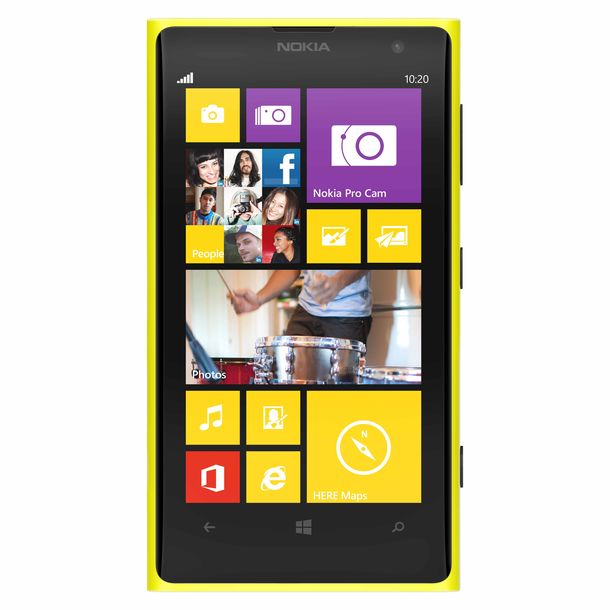Nokia presentó el Lumia 1020 con una mega cámara