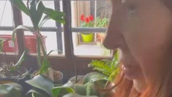 el video de cristina cocinando en su casa de san jose 1111: ¿te haces vos el huevo revuelto? 
