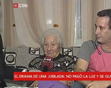 Eva vive sola y recibió una factura de $26 mil de Edenor