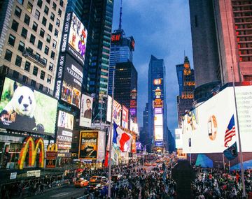 Times Square es icónica pero hay demasiada gente para disfrutarla