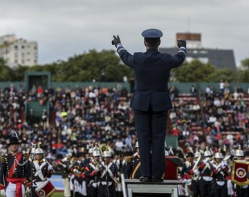 El desfile militar por el 25 de Mayo
