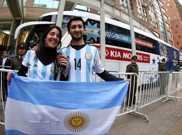 Todo listo: la Selección argentina ya está en Santiago, sede de la final
