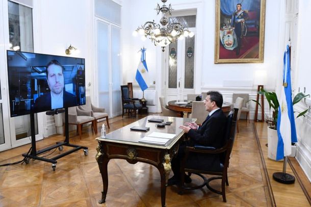 Sergio Massa en la GZero Summit Latin America 2020