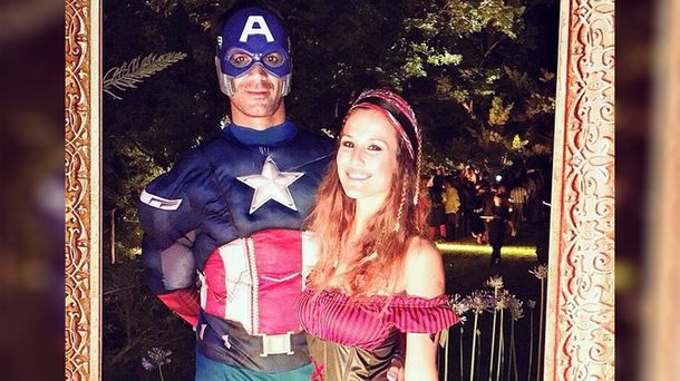 Luli palpita su casamiento con disfraces