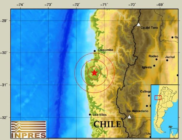 Fuerte sismo en Chile se sintió en Mendoza y San Juan