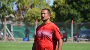 Chipi Barijho, en un entrenamiento de las Inferiores de Huracán Chipi Barijho, en un entrenamiento de las Inferiores de Huracán
