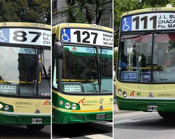 Paran las líneas 78, 87, 111 y 127 por el asalto a un chofer en José León Suárez