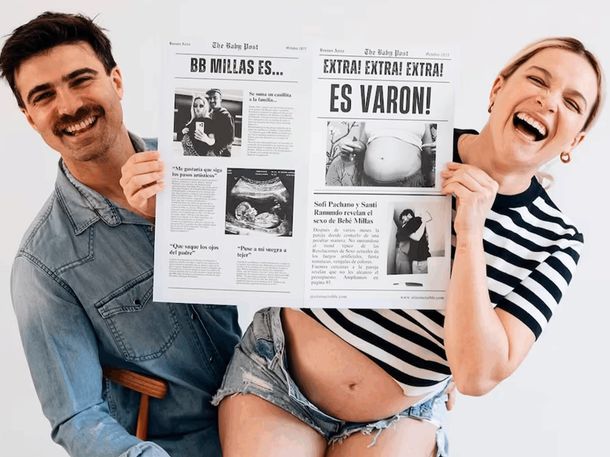 Nació el hijo de Sofía Pachano y Santiago Ramundo: cuál es el nombre y su primera foto