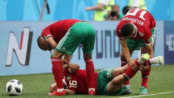 Terrible: el golpe que le causó una conmoción cerebral a Nordin Amrabat