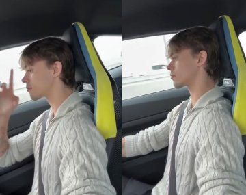 Polémica en redes: Felipe Fort se filmó manejando a alta velocidad en EEUU