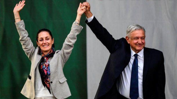 Claudia Sheinbaum y Andrés Manuel López Obrador