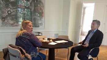 Macri y Carrió en Olivos Macri y Carrió en Olivos