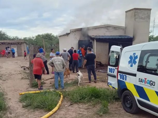 Santiago del Estero: un nene de 4 años murió al prenderse fuego su casa