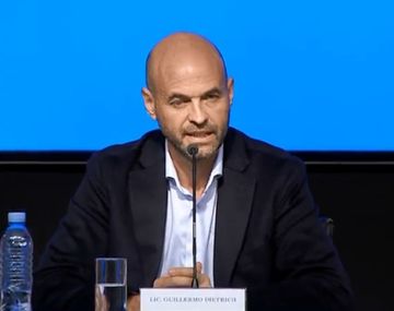 Dietrich habló desde Casa Rosada