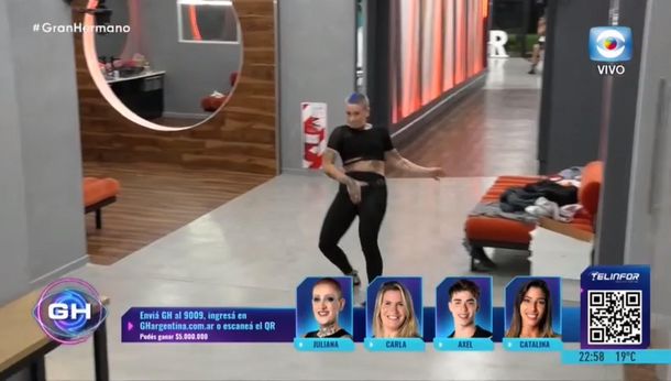Gran Hermano: la desaforada reacción de Juliana ante la anulación de la salvación de Martin
