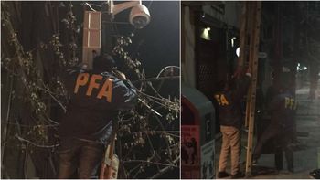 luego de la denuncia de cristina, retiran las camaras frente a su domicilio luego de la denuncia de cristina, retiran las camaras frente a su domicilio