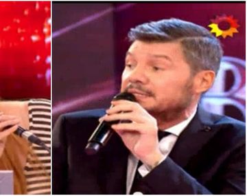 Picante entredicho entre Tinelli y Nacha en el ritmo de improvisación