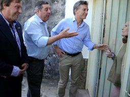 Sergio Varisco, Alfredo De Angeli y Mauricio Macri de campaña en Entre Ríos