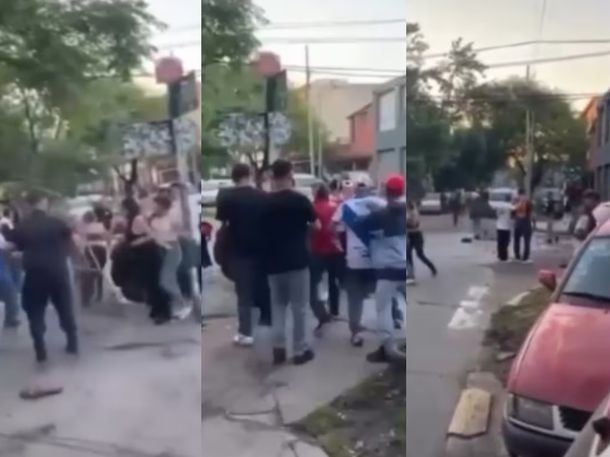 Destrozos, violencia y caos: feroz batalla campal entre hinchas de Midland y Deportivo Merlo