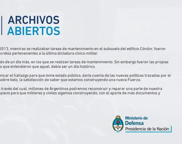 Dictadura: el Gobierno lanza un portal con archivos secretos