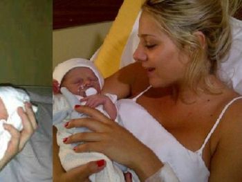 Tomás Costantini viajó a Viedma para anotar a su hijo con Jimena Campisi