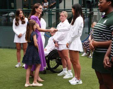 Kate Middleton reapareció en la final de Wimbledon