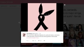 El símbolo elegido para solidarizarse con la tragedia El símbolo elegido para solidarizarse con la tragedia