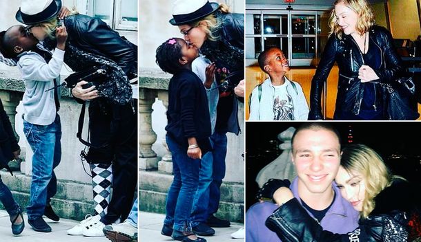 Las nostálgicas fotos de Madonna con sus hijos