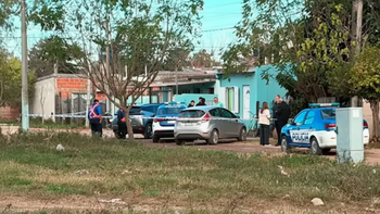 El lugar fue cerrado por la Policía mientras avanza la investigación.Foto: El Tiempo de Morteros. El lugar fue cerrado por la Policía mientras avanza la investigación.Foto: El Tiempo de Morteros.