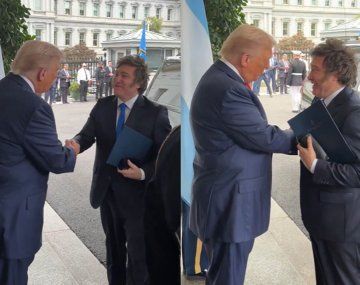 El halago que no se vio: qué le dijo Milei a Trump tras arribar a la Casa Blanca