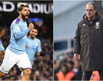 Kun Agüero y Marcelo Bielsa