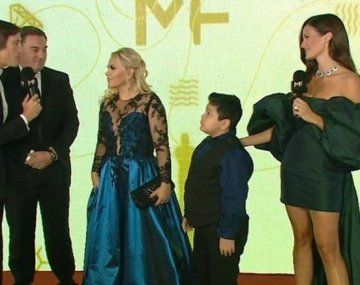 El homenaje de Dieguito Fernando a Diego Maradona en los Martín Fierro 2022