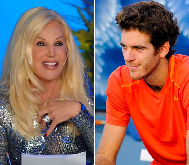 Susana Giménez persigue a Del Potro con mensajitos de texto