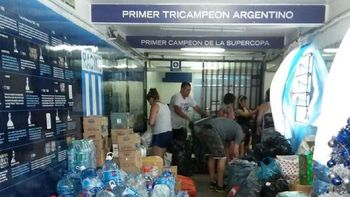 racing recibe donaciones para los afectados de las inundaciones del litoral racing recibe donaciones para los afectados de las inundaciones del litoral