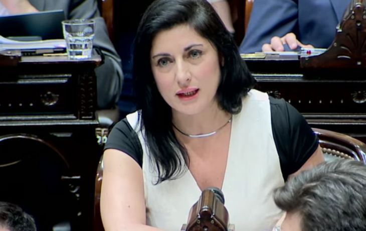 Juliana Santillán inventó un número y desató burlas en Diputados y en las redes.