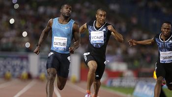 por una centesima, gatlin le arrebato un record a bolt en los 100 metros por una centesima, gatlin le arrebato un record a bolt en los 100 metros
