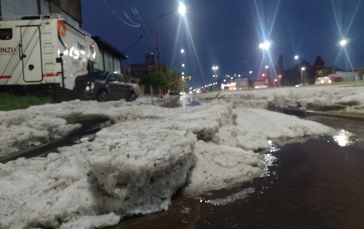 Se espera caída de granizo.