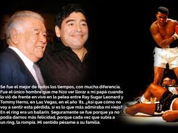 la emotiva despedida de maradona a ali: era lo que mas admiraba mi viejo la emotiva despedida de maradona a ali: era lo que mas admiraba mi viejo