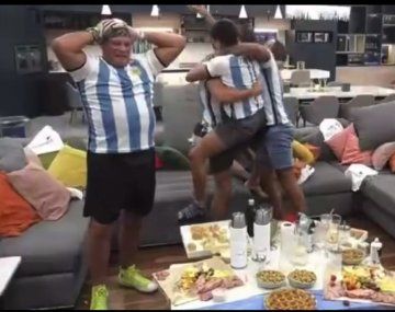 Así se gritaron los goles de la Selección argentina en Gran Hermano