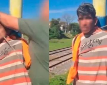 Fue atado a un poste de luz tras asaltar a niños que salían de la escuela