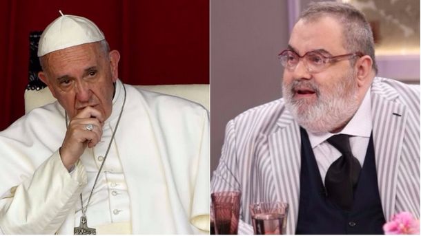 Lanata cruzó al papa Francisco
