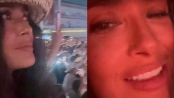 Salma Hayek en el recital de Bad Bunny en México. Salma Hayek en el recital de Bad Bunny en México.