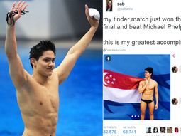 El hombre que ignoré en Tinder le acaba de ganar a Phelps