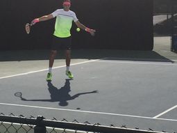 del potro entrena pensando en el regreso: mira el video del potro entrena pensando en el regreso: mira el video