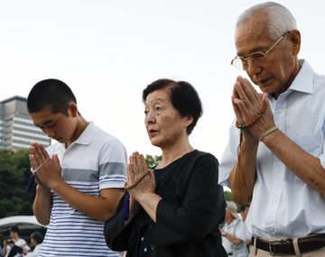 Conmemoración por los 72 años de la bomba nuclear en Hiroshima