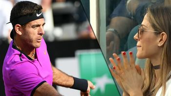 Jimena Barón viajó a Roma a ver a Del Potro Jimena Barón viajó a Roma a ver a Del Potro