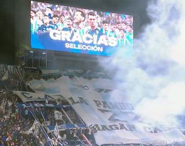 El mensaje en Vélez.