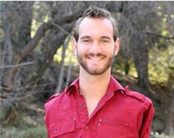 Nick Vujicic dará un seminario en nuestro país en el marco del FeVida Sana