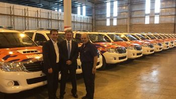 transicion en provincia: granados y ritondo preparan moviles para el operativo sol transicion en provincia: granados y ritondo preparan moviles para el operativo sol